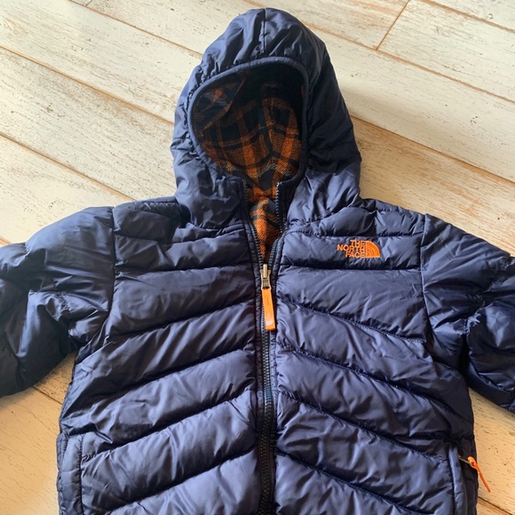 north face reversible puffer jacket